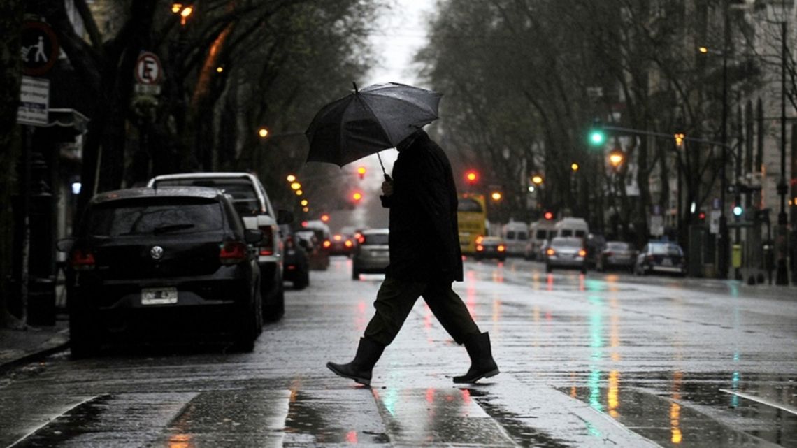 El domingo se presentaría con lluvias en el Área Metropolitana de Buenos Aires.