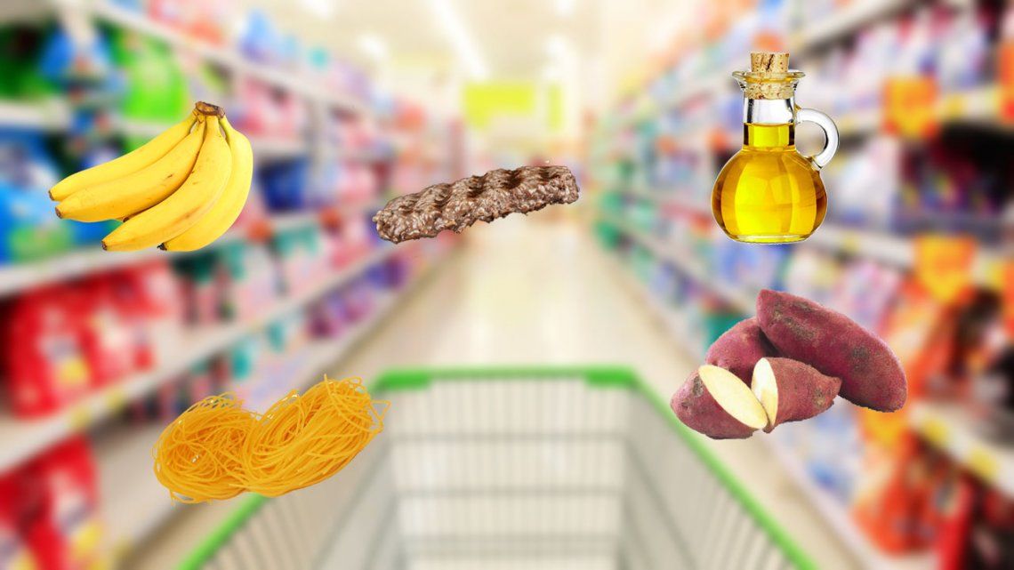 Inflación: batata, banana, hamburguesas, fideos y aceite, los que más subieron