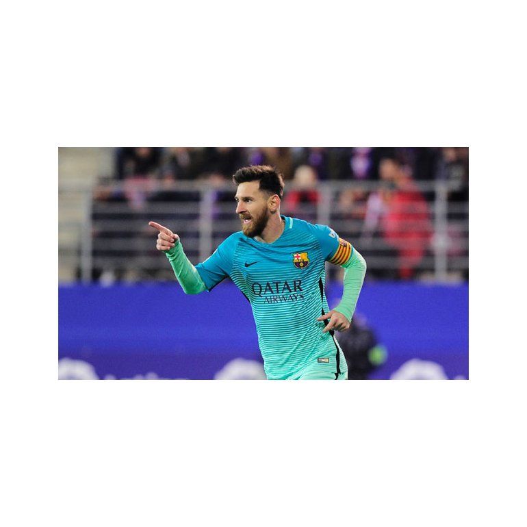 Con un gol de Messi, Barcelona goleó al Eibar