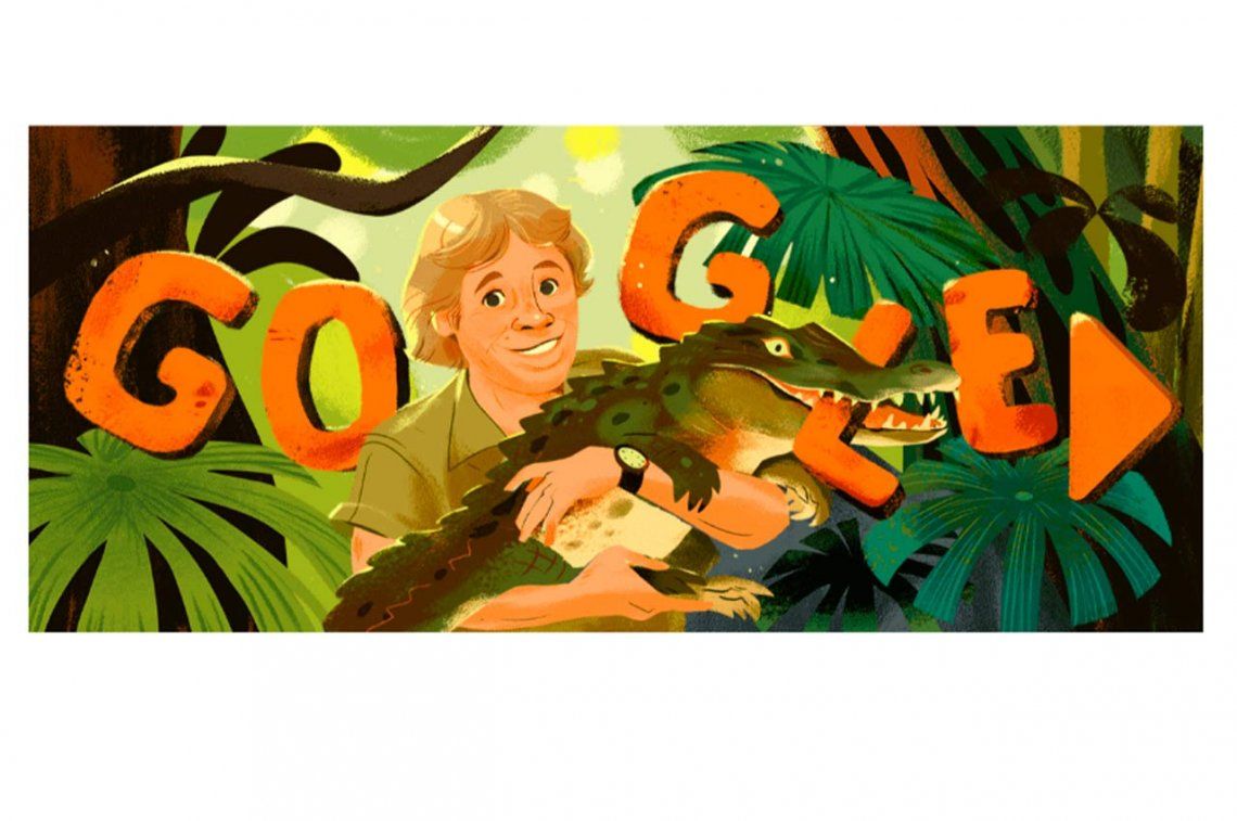 Google celebra la vida de Steve Irwin