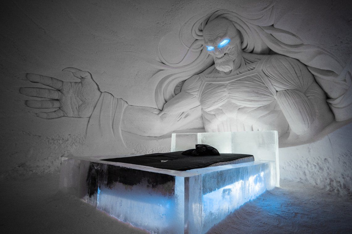Solo para fanáticos: este mágico hotel de hielo homenajea a Game of Thrones