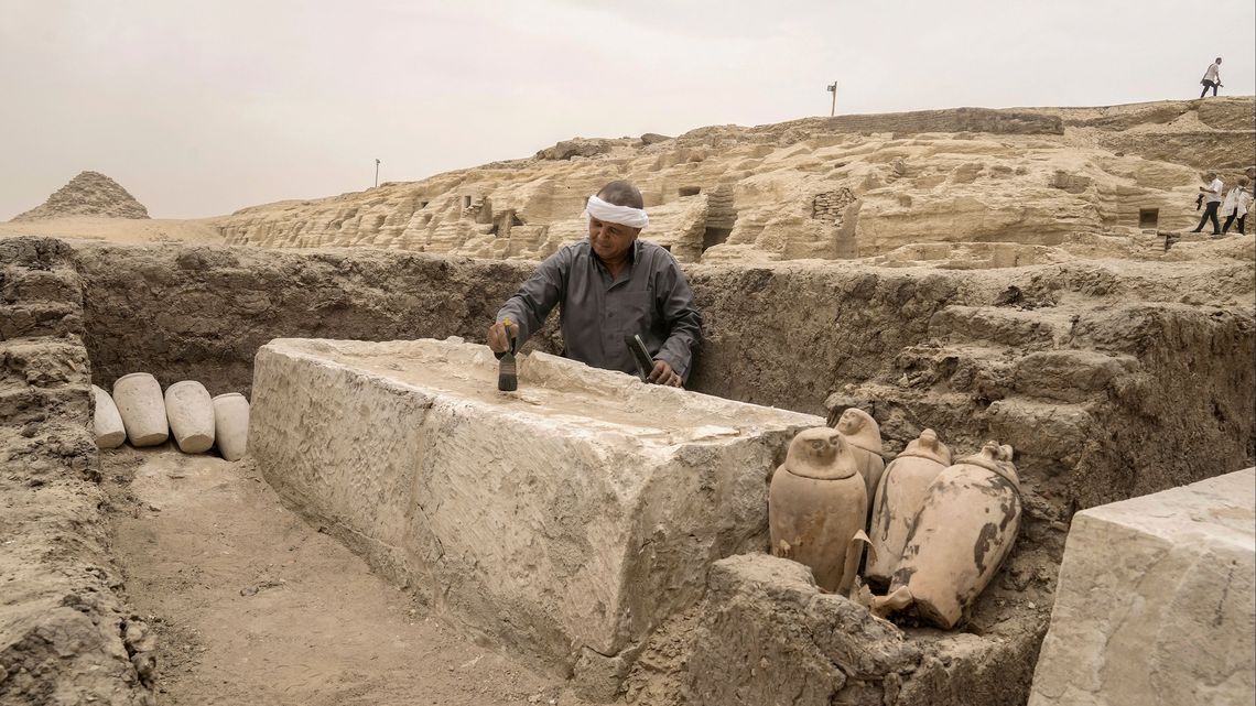 Estos espacios fueron hallados en la extensa necrópolis de Saqqara