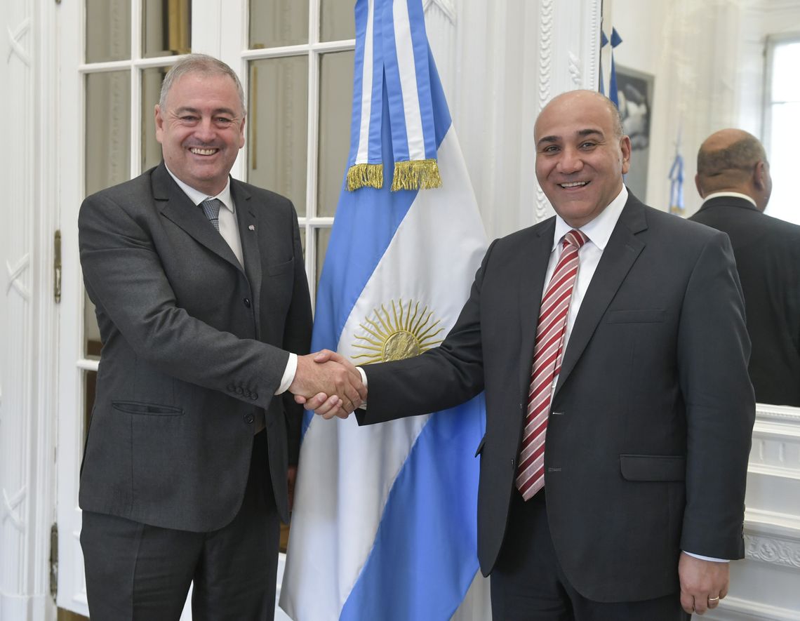 Juan Manzur recibió al presidente de la Alianza Cooperativa Internacional