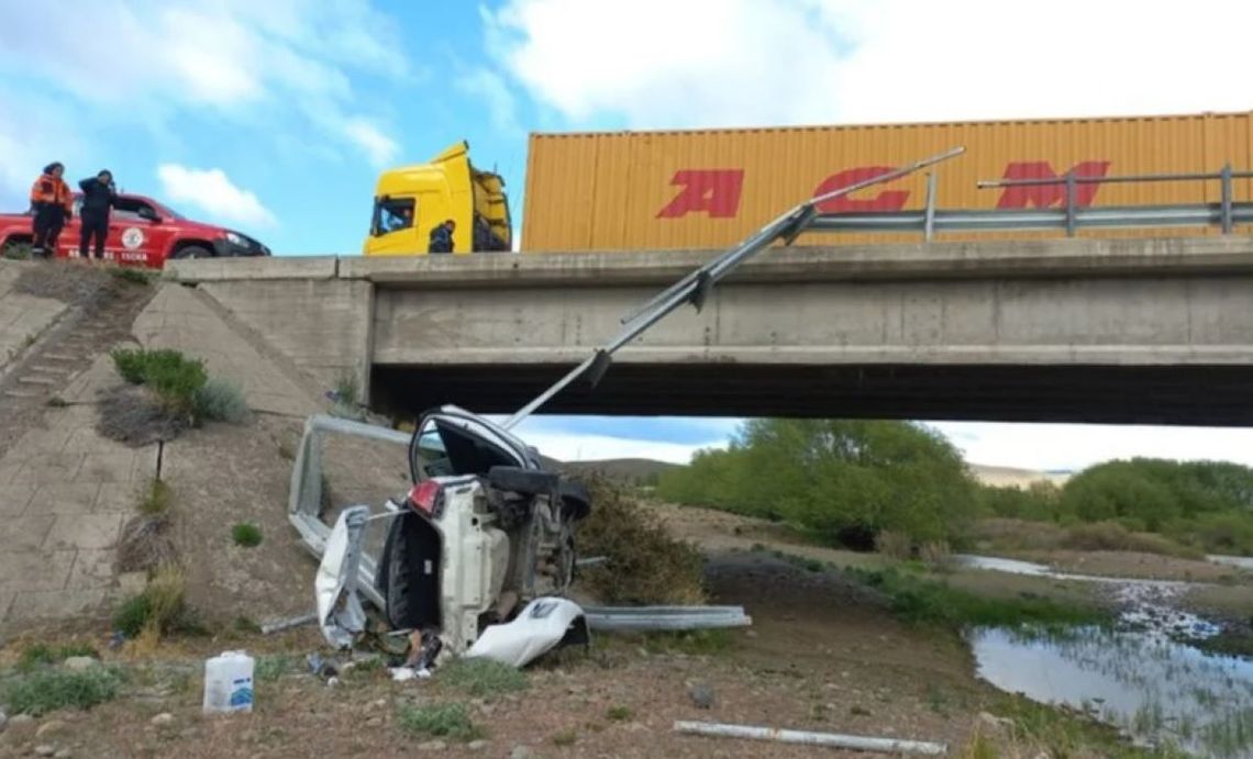 Chubut: un turista francés murió en un accidente de tránsito