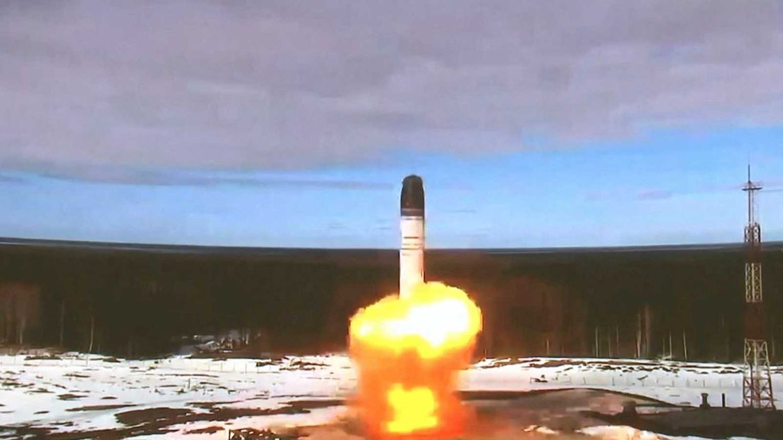 El misil Sarmat es el misil más potente con el mayor alcance del mundo