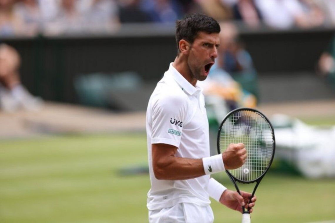 Novak Djokovic alcanzó la final de Wimbledon