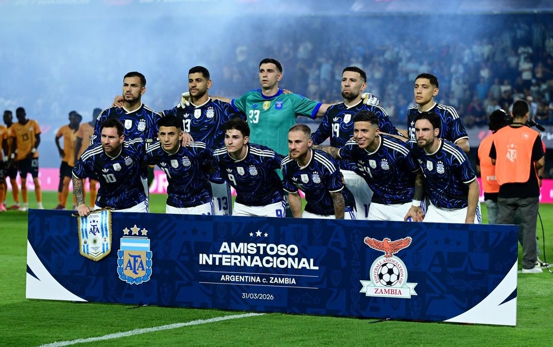 Argentina aplastó 5 a 0 a Zambia en su última presentación.
