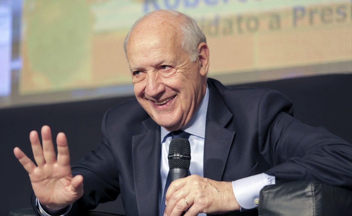 El candidato presidencial Roberto Lavagna está preocupado por la situación alimentaria en el país.