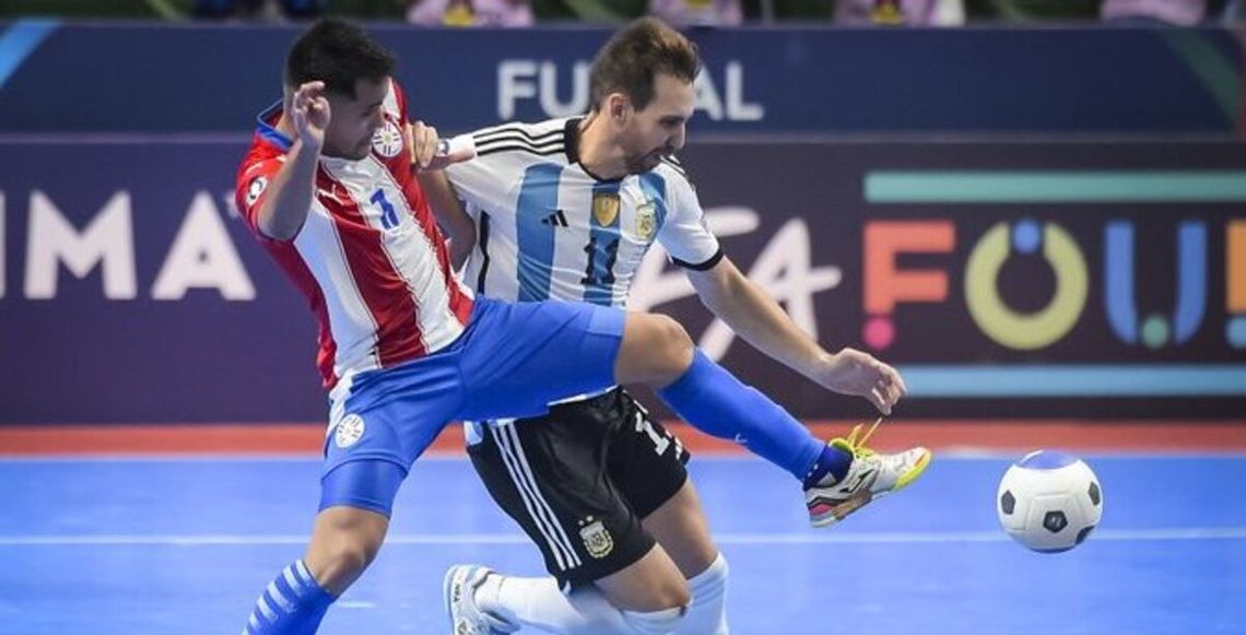 Futsal: Argentina cayó 3-2 ante Paraguay.