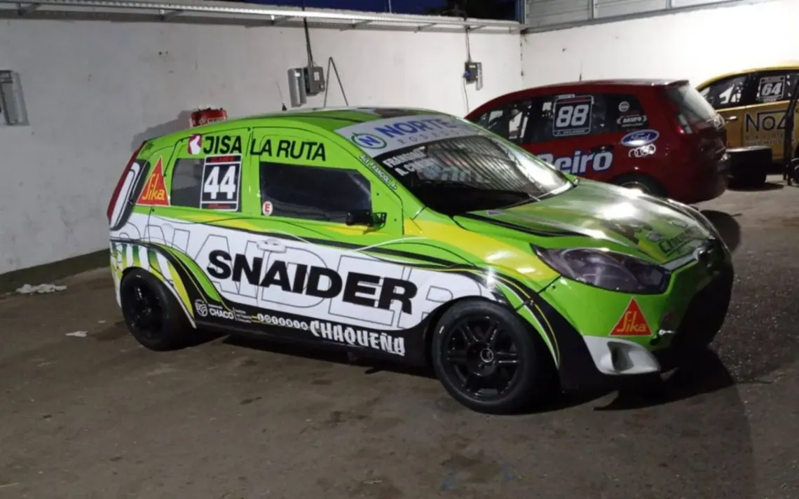 Frangioli sufrió un paro cardíaco a bordo de su Ford Fiesta.