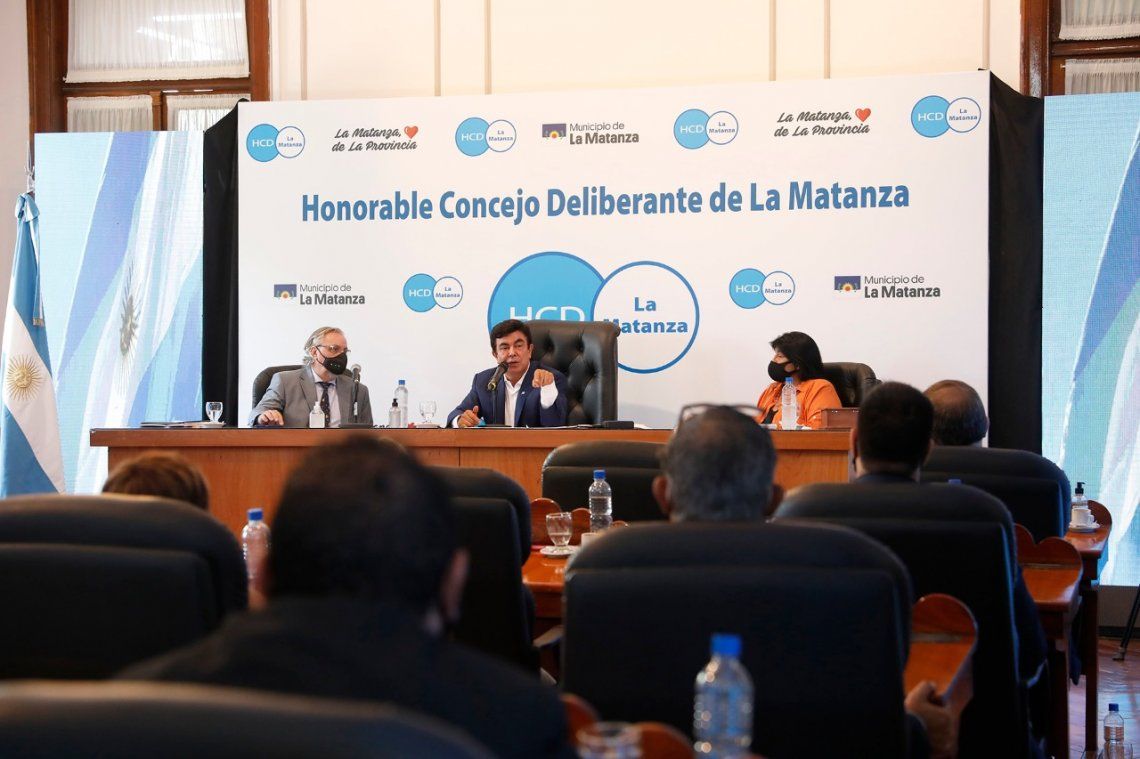 Espinoza abrió sesiones ordinarias en el Concejo Deliberante