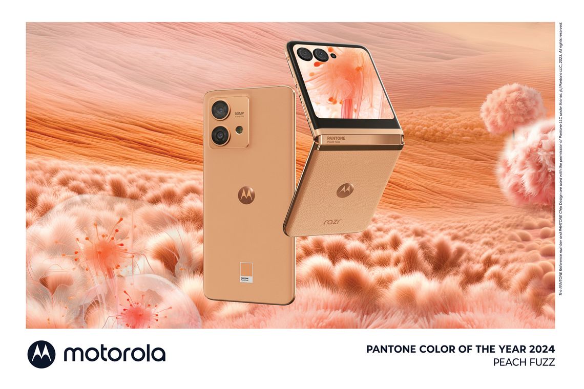 Motorola lanza ediciones especiales de motorola razr y edge con Color del Año Pantone