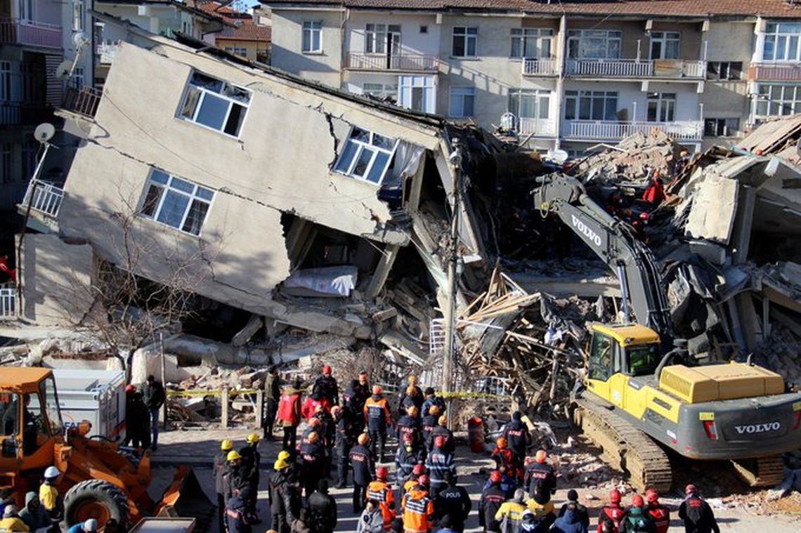 Impactante terremoto en Turquía.