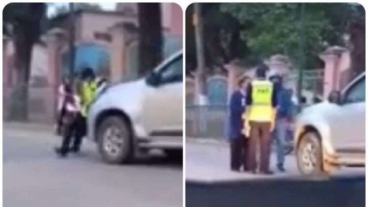 Testigos del episodio filmaron lo ocurrido y lo subieron a las redes sociales.
