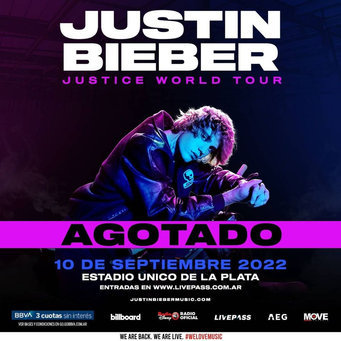 A pesar del precio, se agotaron las entradas para Justin Bieber