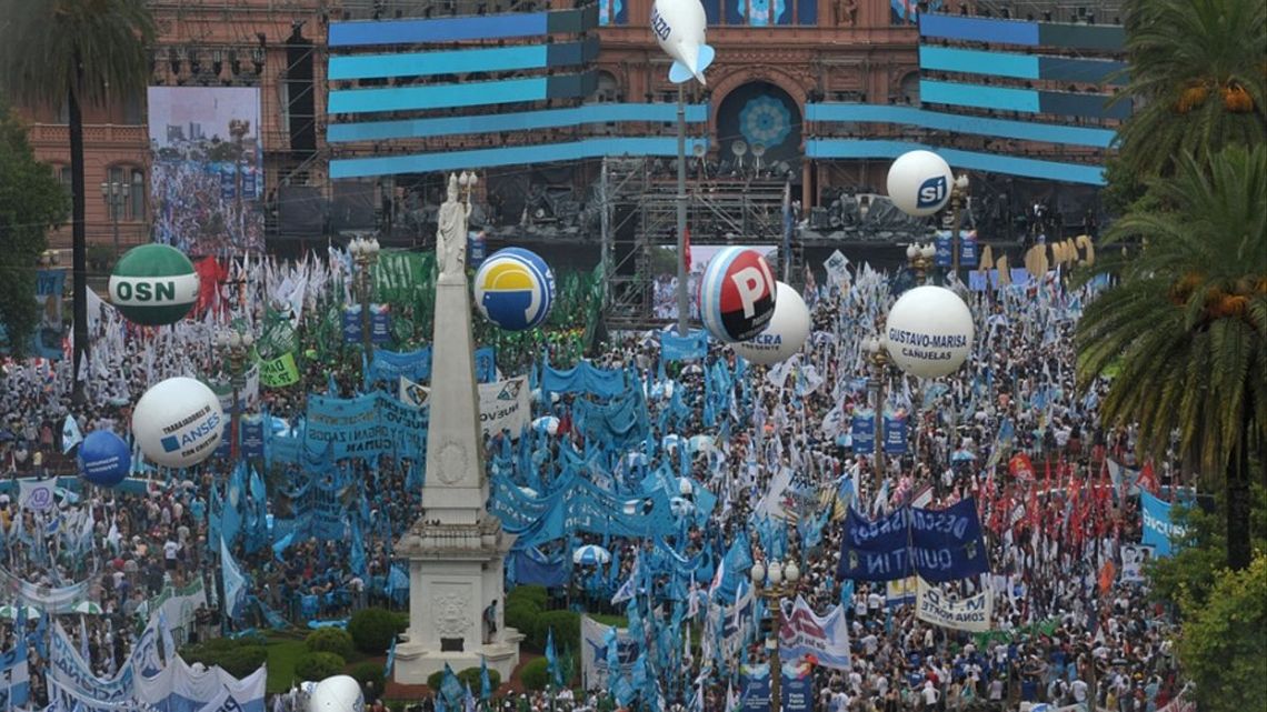 Acto en Plaza de Mayo: las calles y los accesos cortados