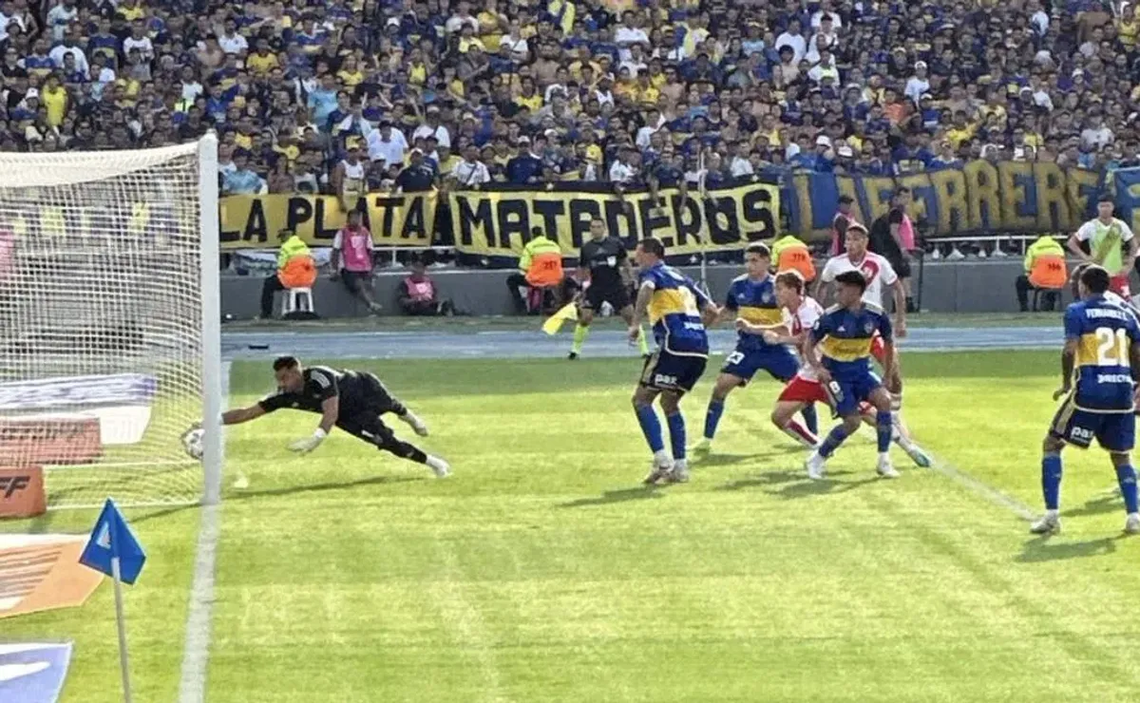 Cuando el Superclásico iba 1 a 1