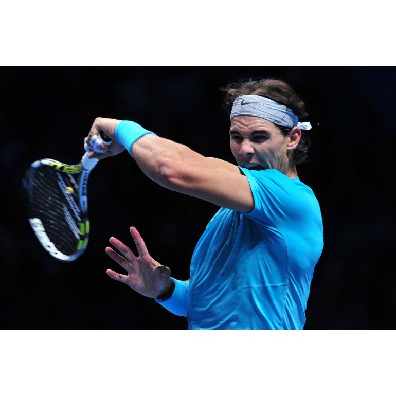 Federer volvió a sufrir la potencia del drive de Nadal
