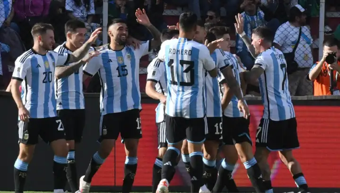 La Selección Argentina es líder de la Eliminatorias Sudamericanas.