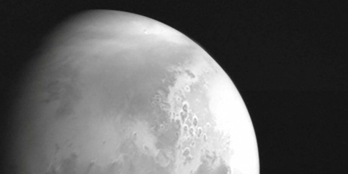La primera foto de Marte tomada por la sonda de China