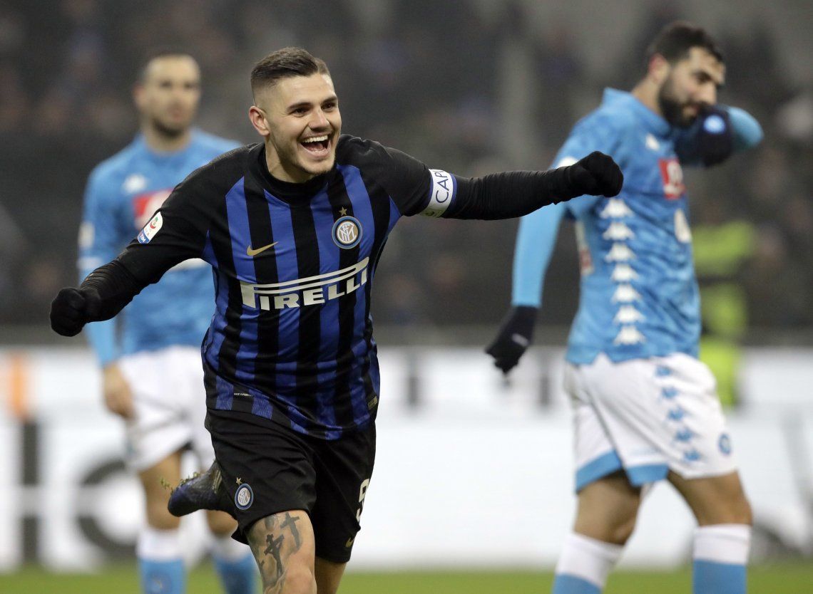Ahora depende de Mauro Icardi y Wanda Nara: el Inter de Italia aceptó una oferta del Napoli