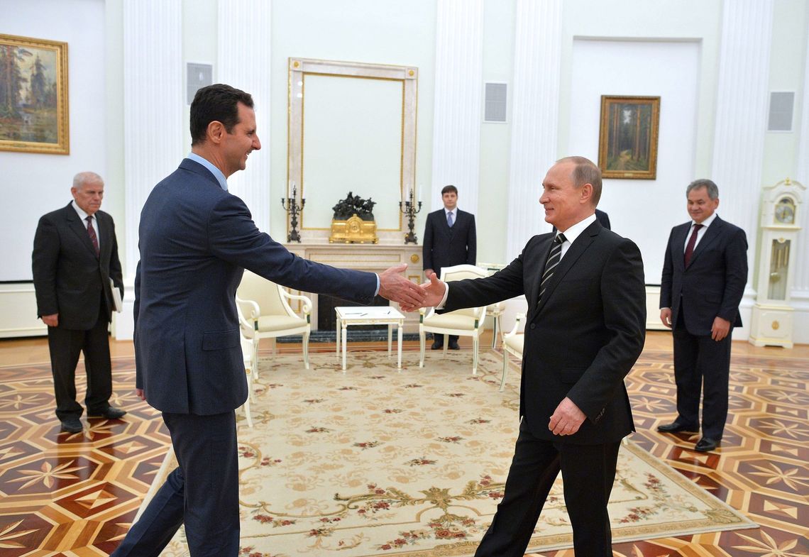 Bashar al Assad y el presidente ruso