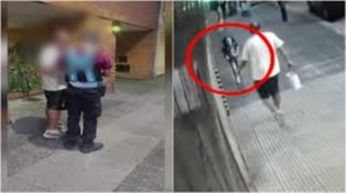 La madre de la niña que fue pateada salvajemente enfrentó al agresor y lo registró en un video