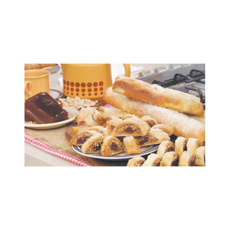Riquísimo strudel de membrillo y maní