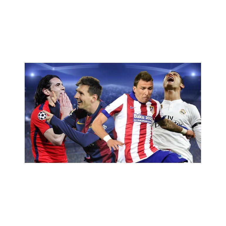 Champions: Barcelona-PSG y Real Madrid-Atlético, los platos fuertes