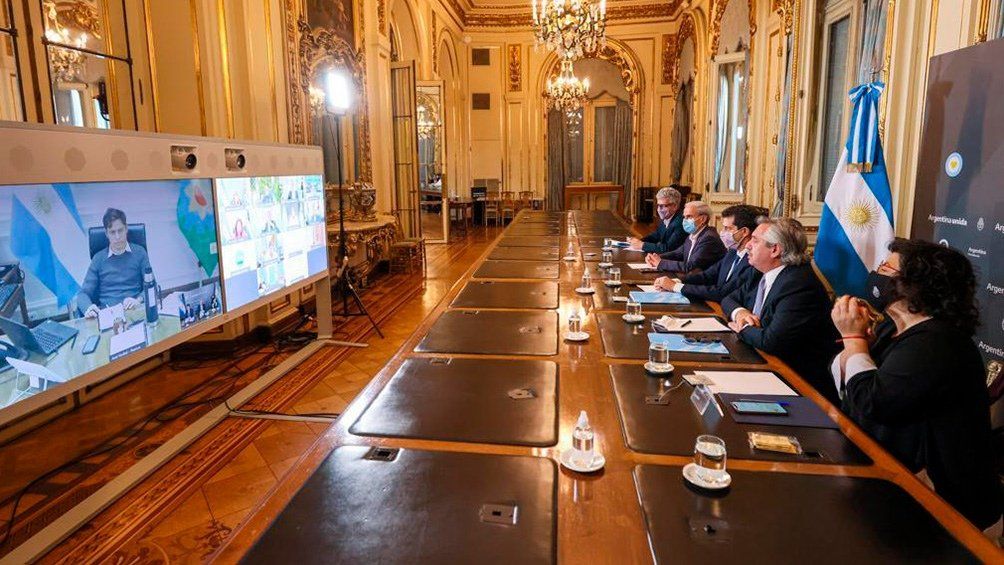 Nueva reunión de gobernadores con el presidente Alberto Fernández