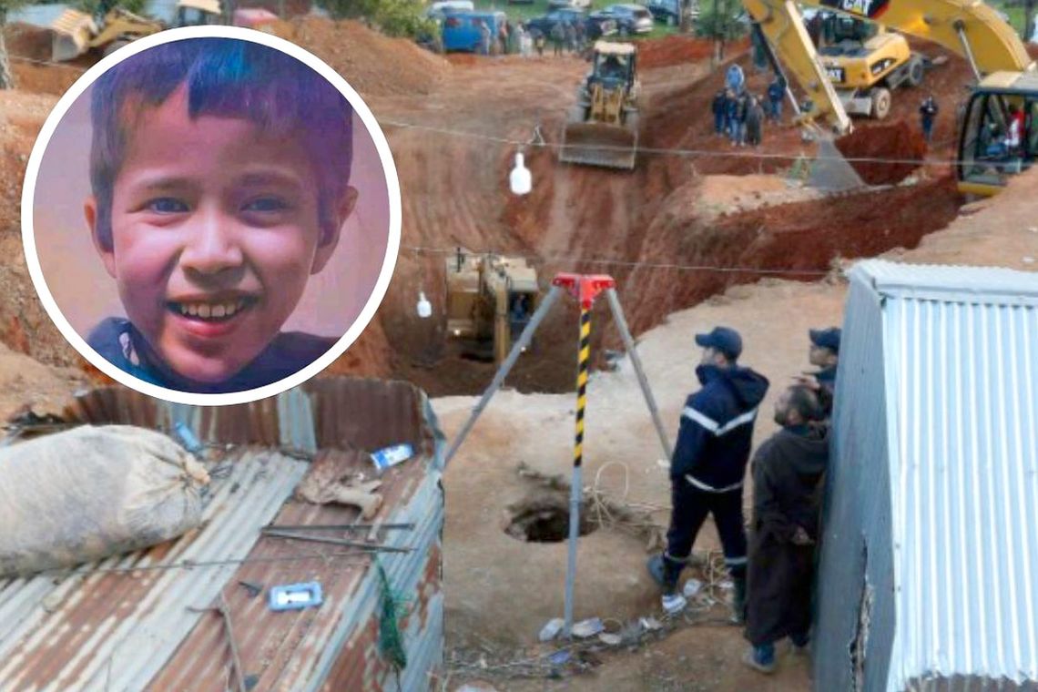 Marruecos: intentan rescatar a un nene que cayó en un pozo de 32 metros de profundidad