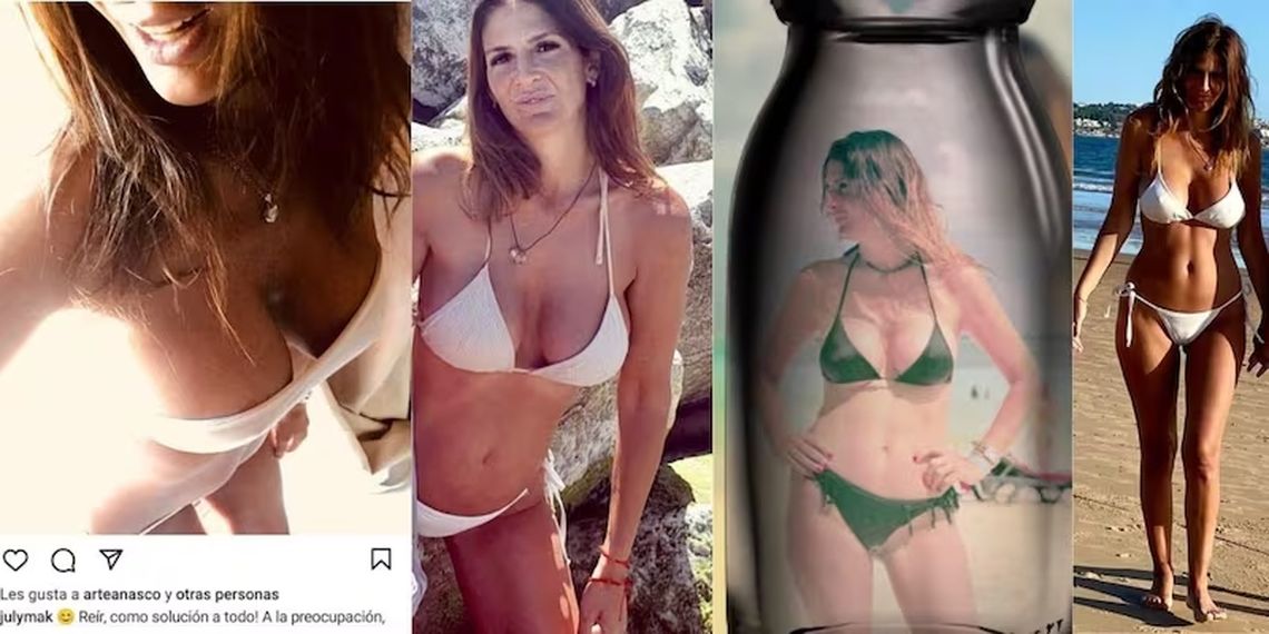 Algunas imágenes de la jueza Julieta Makintach que se filtraron de su cuenta de Instagram.