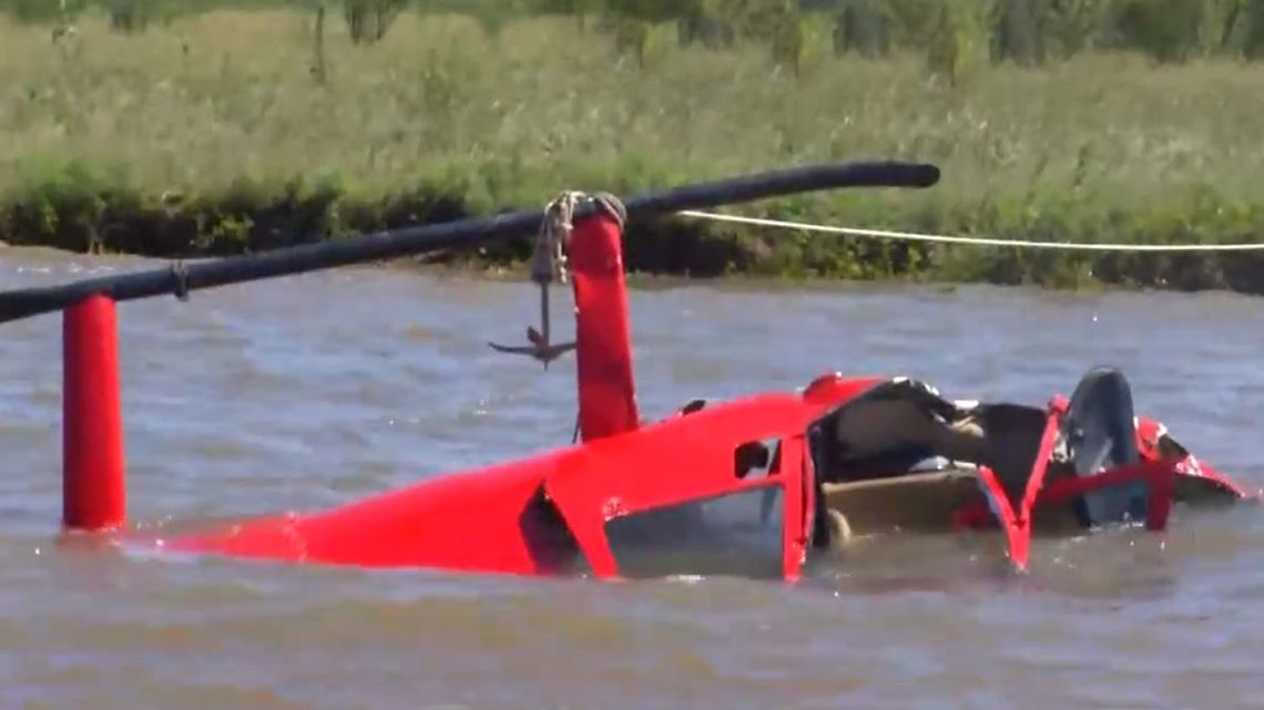 El rescate estuvo a cargo de personal de la Prefectura Naval y los primeros informes destacan que Degliantoni se descompensó antes de que el helicóptero se estrelle contra el río.