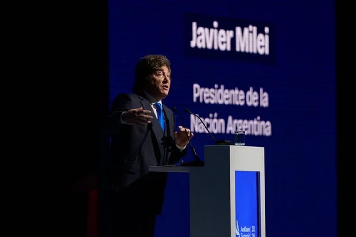 Javier Milei habló de la inflación. 
