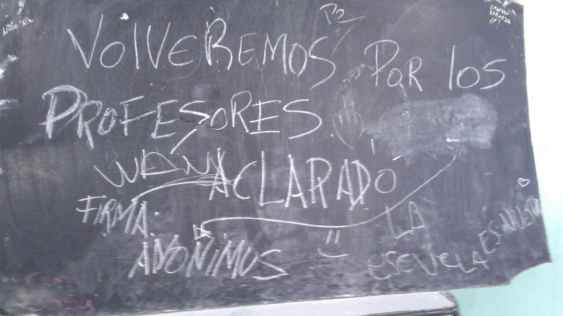 Atacaron colegio de Quilmes y dejaron amenaza para los docentes