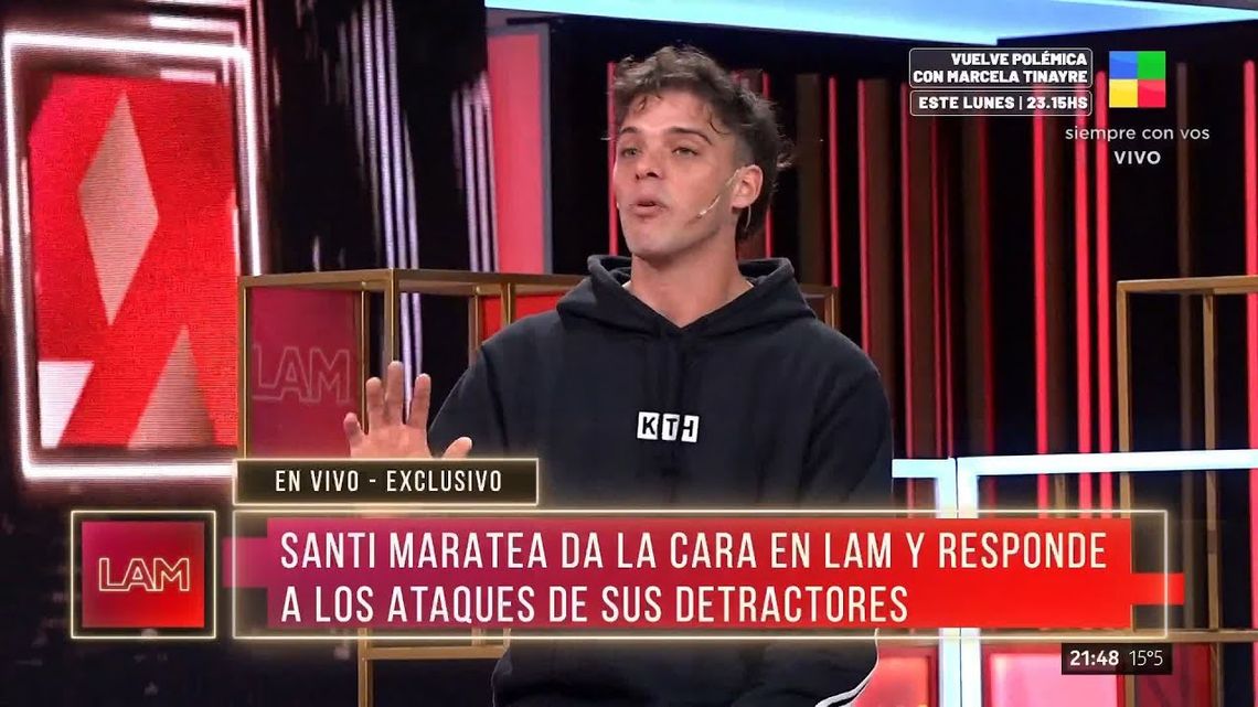 Santiagp Maratea le contestó a los que lo critican por su colecta para Independiente.