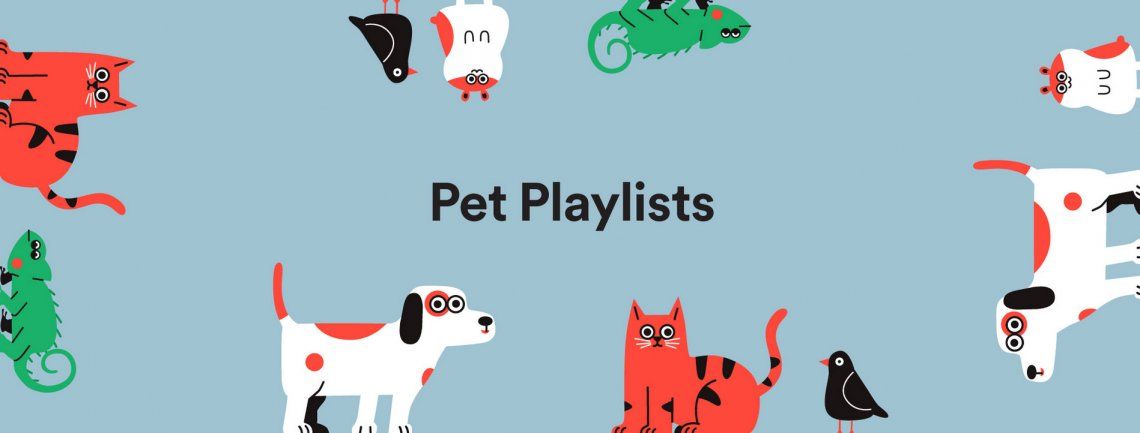 Spotify presentó una playlists personalizadas para mascotas