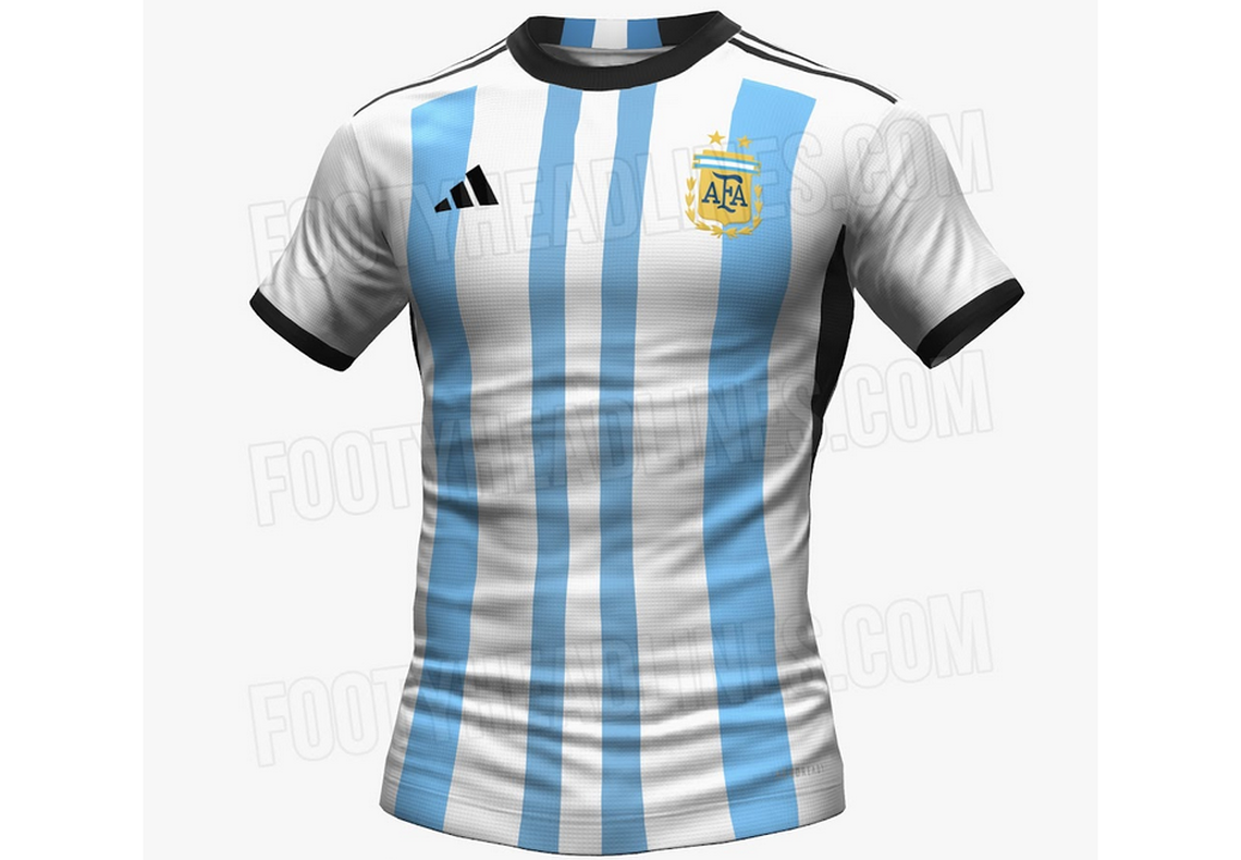 Selección argentina: filtran posible camiseta para Qatar.
