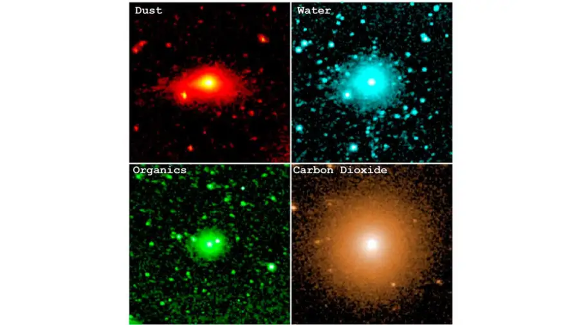 Las observaciones del telescopio James Webb permitieron detectar compuestos inusuales.