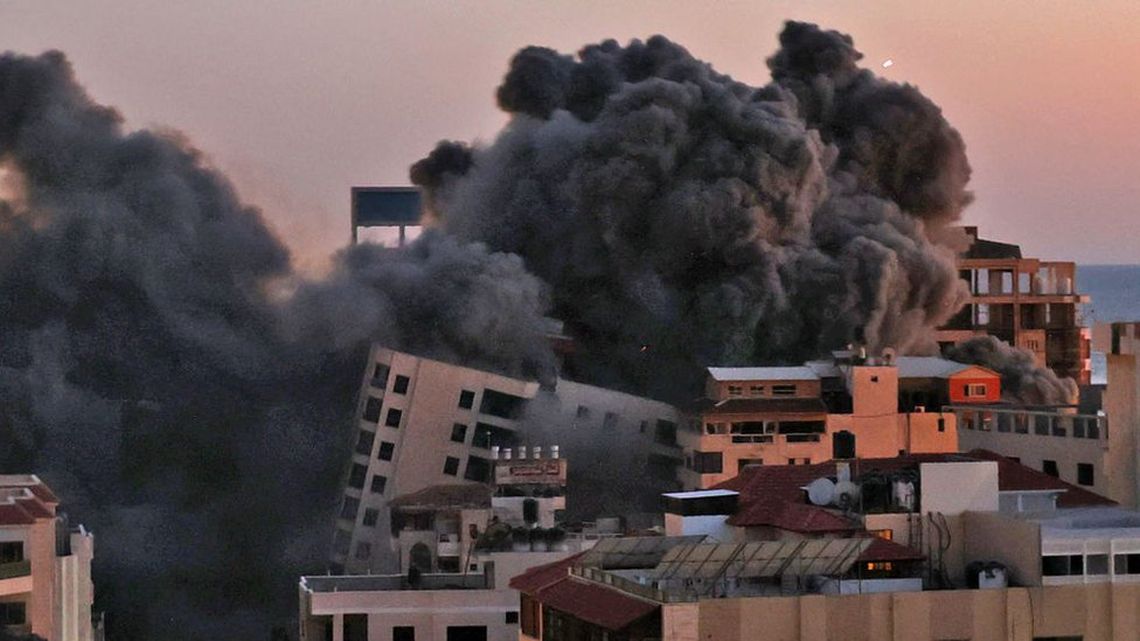 Los conflictos en la Franja de Gaza dejaron 25 personas fallecidas y 76 personas heridas hasta el momento.