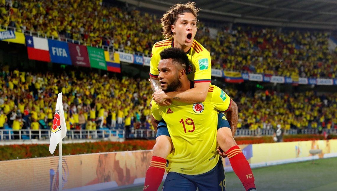 Colombia fetejó frente a Chile
