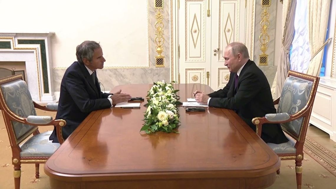 El director general de la OIEA contó detalles de su reunión con Putin.