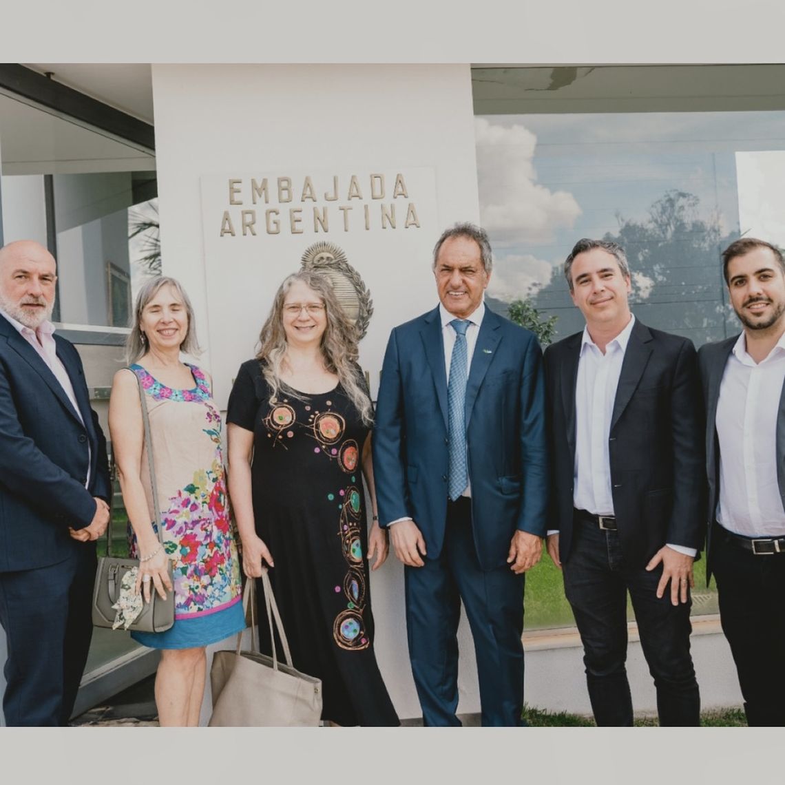Brasilia: El embajador Daniel Scioli con la delgación argentina de Agricultura