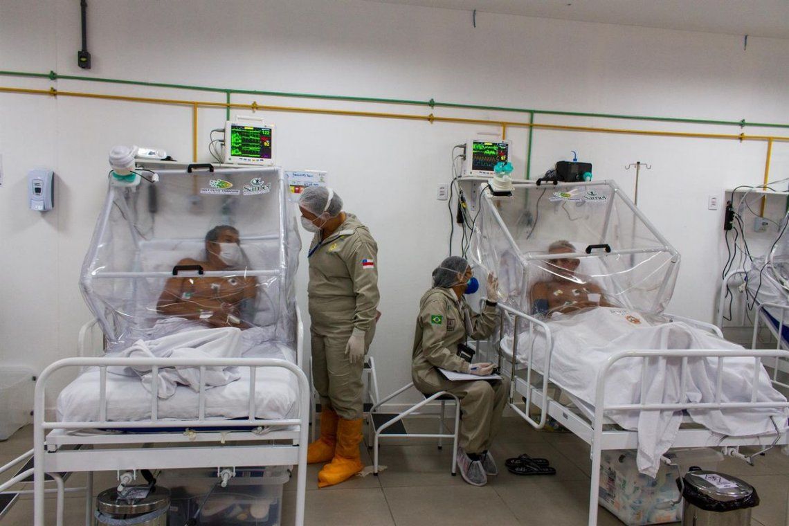 Los hospitales en Brasil se encuentran al borde del colapso.