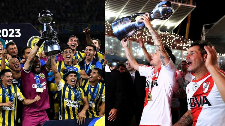 Rosario Central y River protagonizaron varios cruces decisivos en los últimos años, con títulos, eliminaciones y finales que marcaron una de las rivalidades más parejas del fútbol