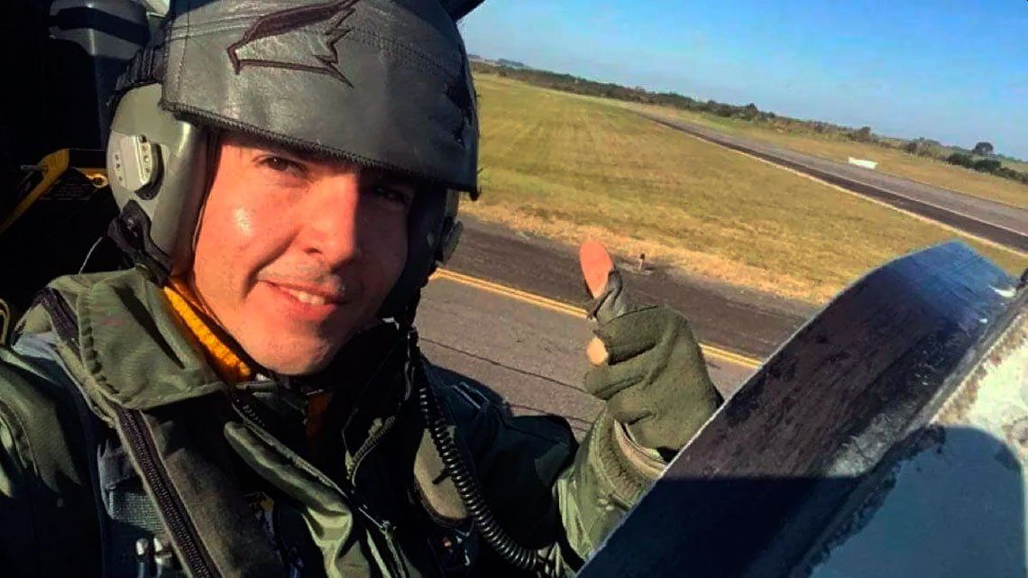 Video: el emotivo homenaje al piloto de la Fuerza Aérea fallecido en Córdoba