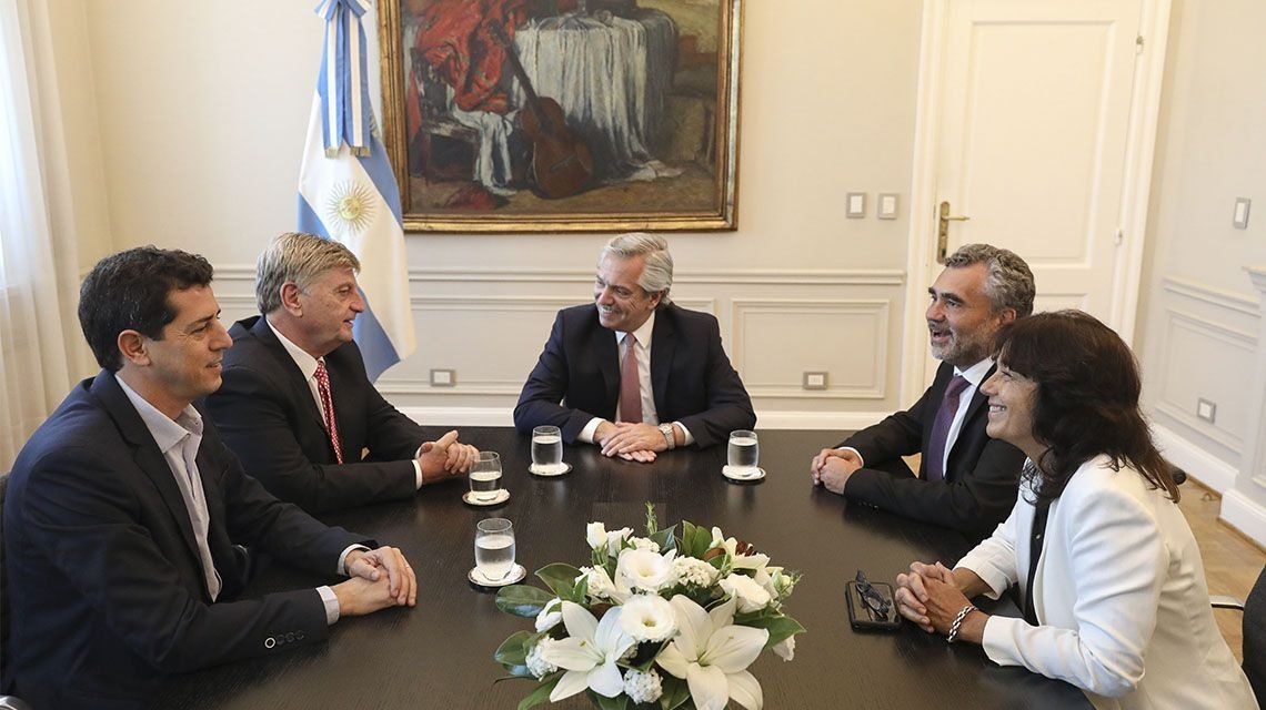 El presidente Alberto Fernández recibió al gobernador Sergio Ziliotto