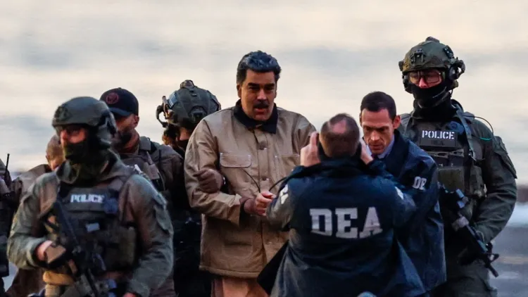 Nicolás Maduro fue trasladado al tribunal en medio de un amplio operativo de seguridad.