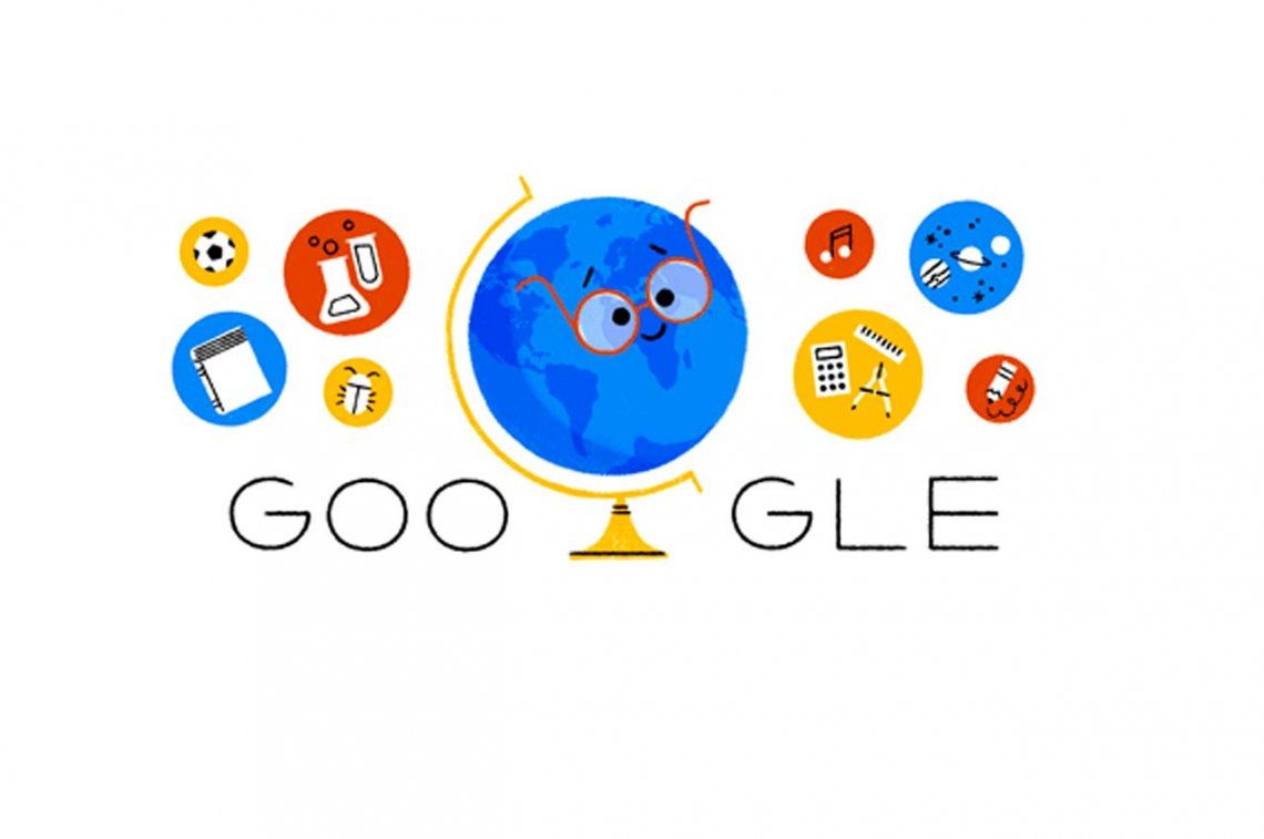 Google les desea feliz día a todos los maestros