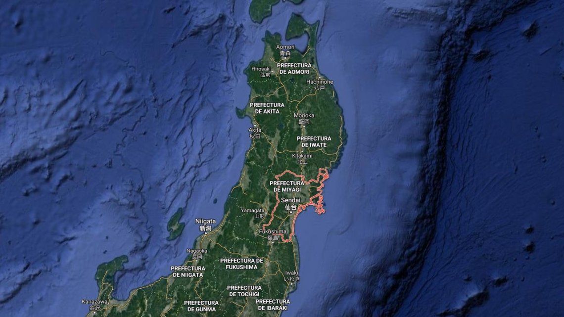 Japón: fuerte terremoto en el noreste del país